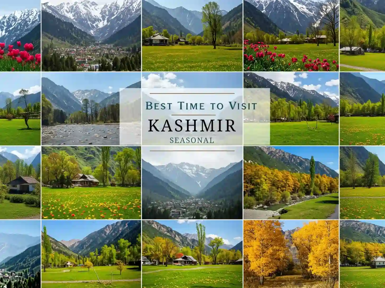 Best Time to Visit Kashmir - A Seasonal Guide