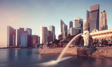 singapore merlion and skyline eatured in malaysia tour packages from bangladesh cityscape
