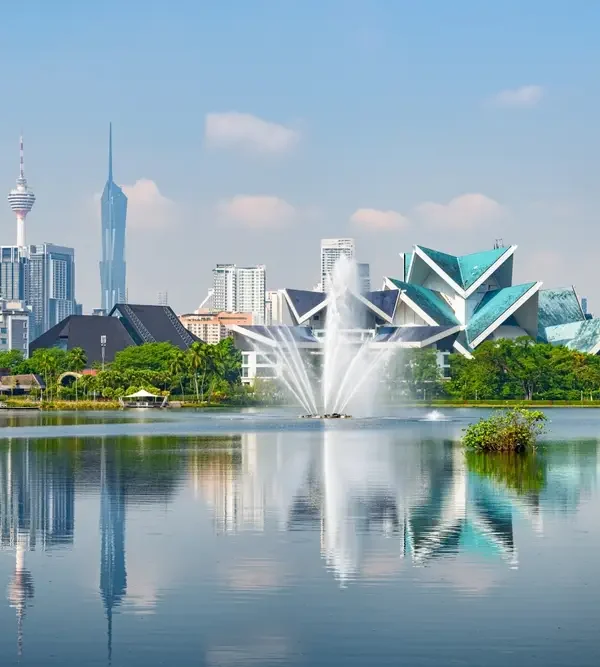 kuala lumpur lake garden skyline view featured in malaysia tour packages from bangladesh
