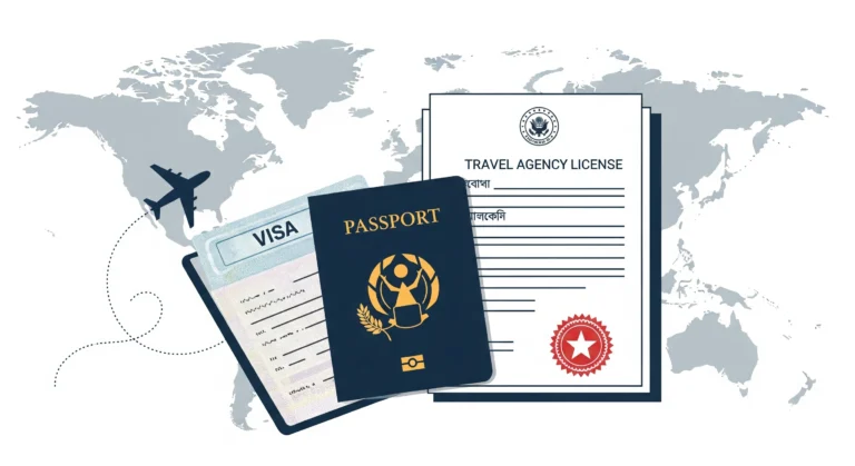 Image that represents hypothetical checklists to get tour and travel agency license in Bangladesh