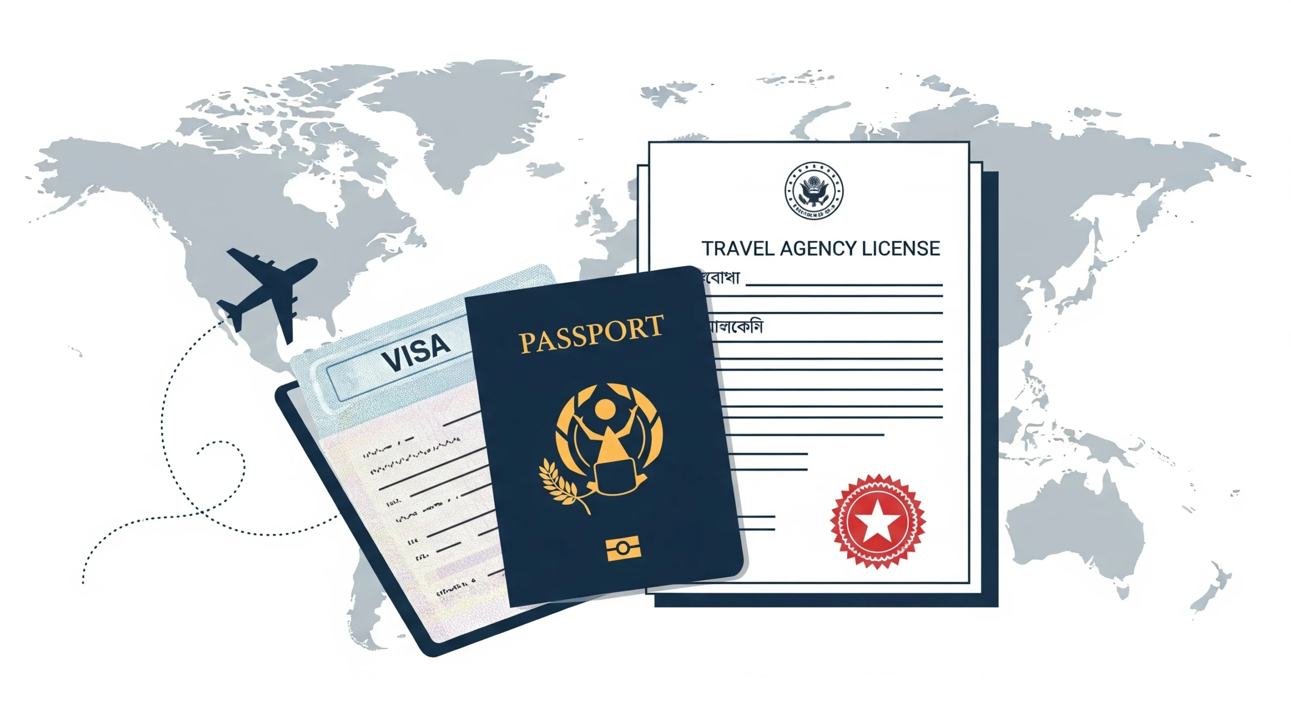 Image that represents hypothetical checklists to get tour and travel agency license in Bangladesh
